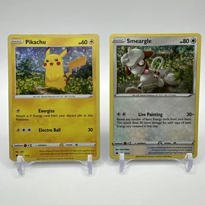 Pikachu Growlithe Gossifleur Smeagle McDonalds 2022 Promo Confetti Holo P-LP - Picture 1 of 5
