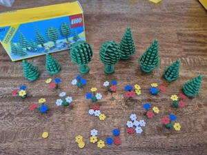 LEGO 6317 LEGOLAND SET ÁRBOLES Y FLORES COMPLETO EN CAJA ABIERTA 1989 - Imagen 1 de 12