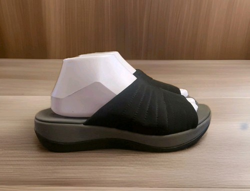 Clarks Cloudsteppers Arla Peyton sandali slide donna misura 8 5 larghi neri
