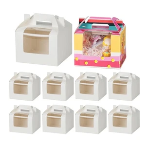 10 Stück Sublimation Geschenkboxen Rohlinge 5,9" x 5,9" x H 6,3" mit klarem PET Win... - Bild 1 von 6