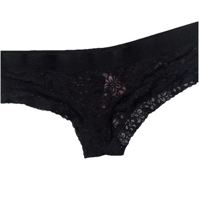 NUEVO CON ETIQUETAS BRAGAS VICTORIA'S SECRET ROSA S MALLA BLANCA ENCAJE BANDA GRUESA RARAS CHEEKSTER Foto 1 de 4