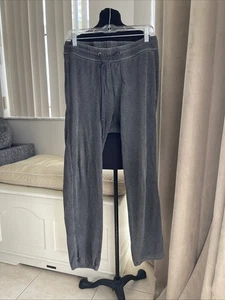 Pantalones deportivos James Perse grises bolsillos talla 0 - Imagen 1 de 7