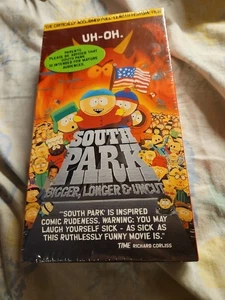 South Park Bigger, Longer & Uncut VHS Tape 1999 Brand New Sealed - Imagen 1 de 3