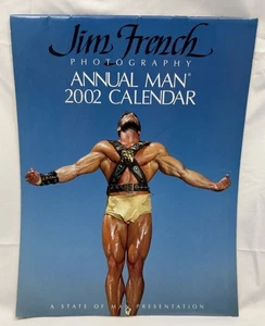 Colt Studio 2002 Jim French Annual Man Calendar Pinups Semi Nude Gay Interest - Picture 1 of 4