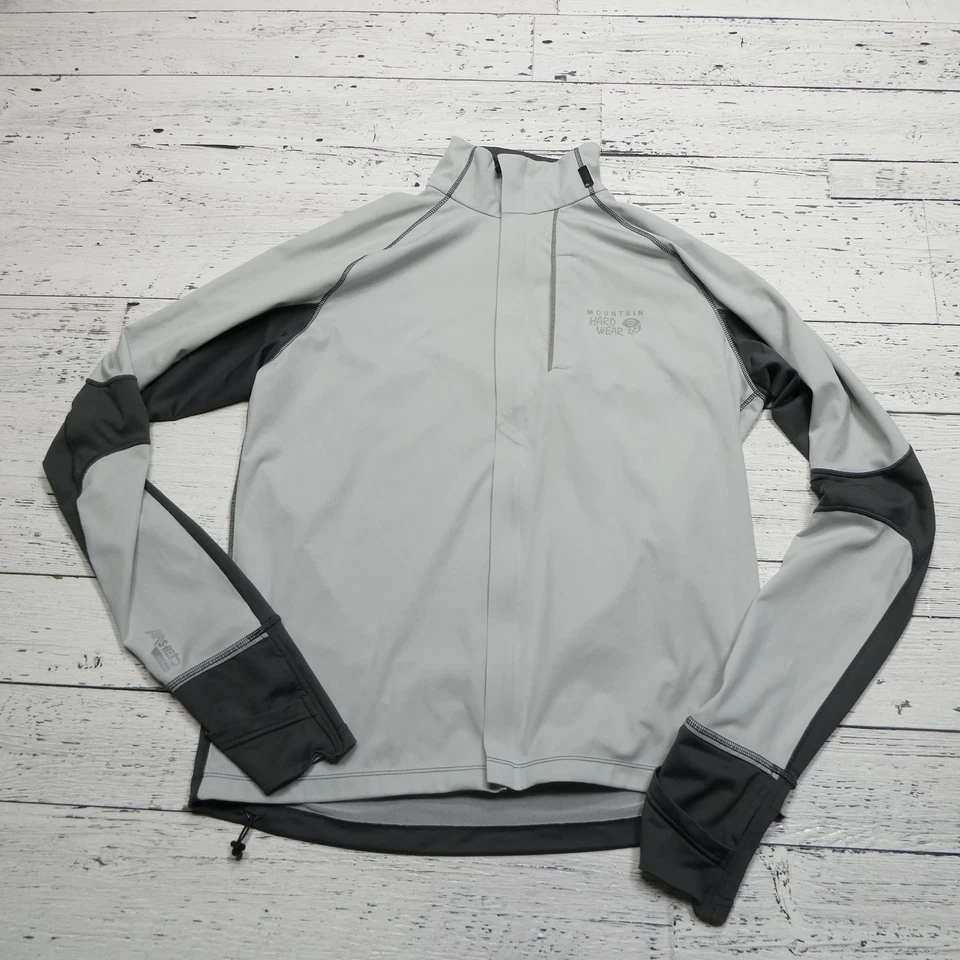 Chaqueta Mountain Hardwear Para Hombre Grande Gris Air Shield Active Softshell Performance Foto 1 de 4
