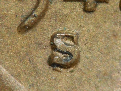 高等级完好错误 1942-S 林肯 WHEAT CENT RPM#2 AU — 第 1/3 张图片