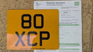 geschätztes Nummernschild 80 XCP auf Vorbehalt (Überweisung auf Ihr Fahrzeug bezahlt) - Bild 1 von 1