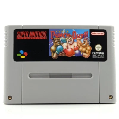 Super Nintendo Spiel : Super Punch Out - Modul Cartridge SNES PAL NOE - Bild 1 von 4