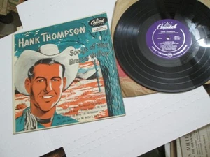 1953-HANK THOMPSON 10" LP Album-Songs of the Brazos Valley-Capitol-H-418 VG++ - Foto 1 di 3
