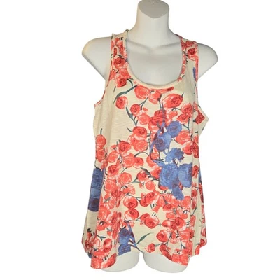 Bobbie Brooks Ladies Medium Sleeveless Tank Top Floral Sleeveless Casual Chic - Image 1 of 4