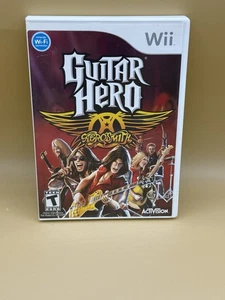 Guitar Hero: Aerosmith Nintendo Wii, 2008 TESTED, COMPLETE With Manual - Picture 1 of 3