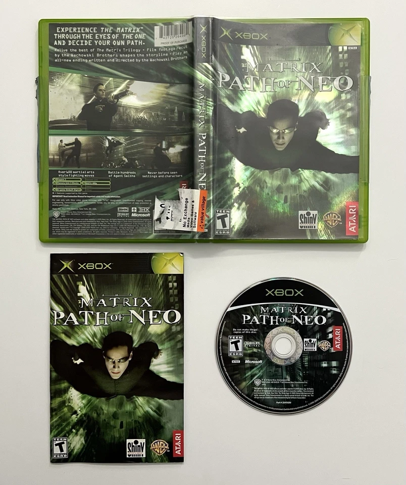 The Matrix Path of Neo - Microsoft Xbox - CIB Complete VG Very Good - Image 1 of 1