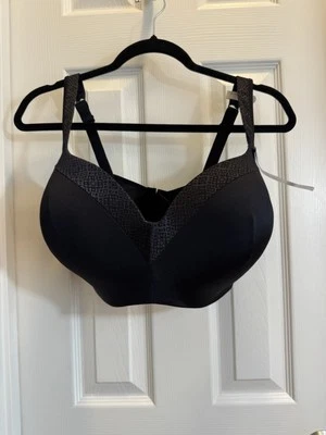 Playtex Love My Curves Bra  Shape Balconette Neckline 4823 Black Size 40G $42 - Image 1 of 4