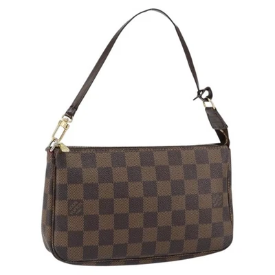 LOUIS VUITTON Damier Ebene Pochette Accessoires Pouch N41206 LV Auth 148145 - Image 1 of 4