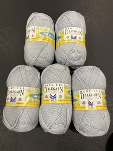 Dale Of Norway Dalegarn Baby Ull Wool Yarn Lot 5 Light Blue #5711 ~ 50g Ea - Picture 1 of 6