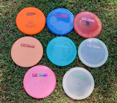 Innova Disc Golf Lot - Premium Plastic. Glow Teebird, Destroyer, Firebird, Toro - Image 1 of 4