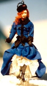 1:12 Visual Mini Doll Dressing Made Easy~By Dana Burton MAURA~IRISH SKATING LADY - Picture 1 of 1