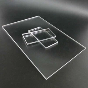 Clear Perspex Acrylic Sheet Plate Plastic Cut Panel Crafts DIY Thickness 2/4/5mm - Picture 1 of 5