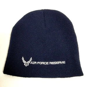 USAF Air Force Beanie AFReserve.com blau Einheitsgröße - passt - die meisten - Bild 1 von 9
