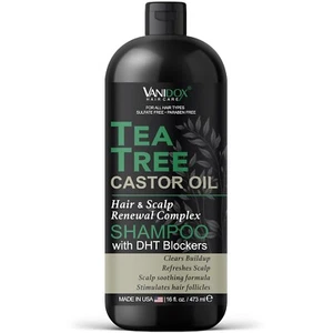 Tea Tree Shampoo with Castor Oil - Picture 1 of 9