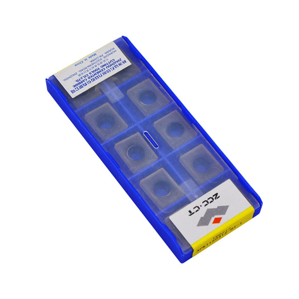 ZCC-CT APKT150412-HT-1 YBG21 CNC Carbide Inserts 10pcs for Steel Stainless Steel - Image 1 of 2