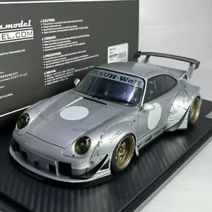 1/18 HPI IG encendido #IG2682 Porsche 911 RWB 993 plateado - Imagen 1 de 2