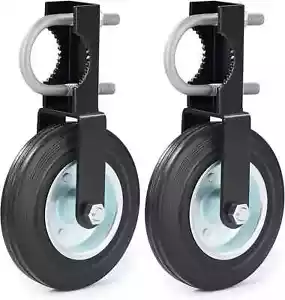 2 Packungen Schwerlast 6 Zoll Torräder für Rolltor, 500 Pfund Kapazität Kettenglied F - Bild 1 von 2