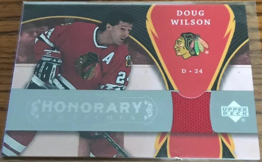 2007-08 Upper Deck Trilogy Honorary Swatches Doug Wilson HS-WI - Image 1 of 2
