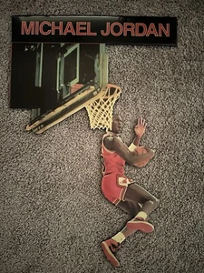 Michael Jordan One Of A Kind Wall Art Ceramic/Wood Piece Super 💥”Rare” - Picture 1 of 7