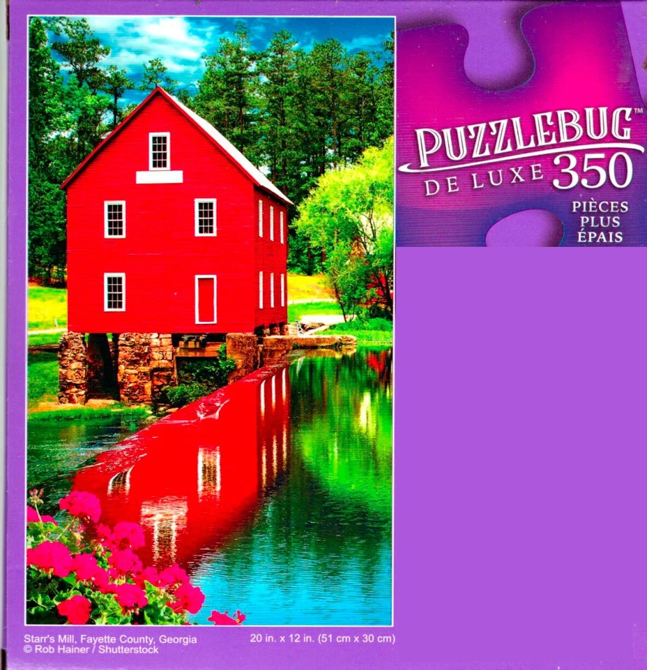 Starr's Mill, Fayette County, Georgia - 350 Pieces Deluxe Jigsaw Puzzle - Image 1 of 1