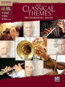 Musiknoten Noten Posaune Solo Easy Classical Themes Instrumental Solos mit CD - Bild 1 von 2