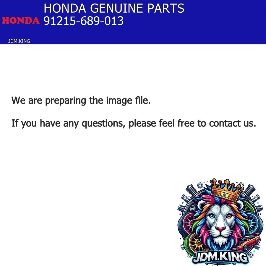 Honda Genuine Acura Civic Del Del Sol Integra Shift Rod Oil Seal 91215-689-013 - Image 1 of 1