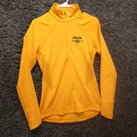 Under Armour NDSU Bison Athletic Shirt Adult Small Compression 1/2 Zip Heatgear Cover