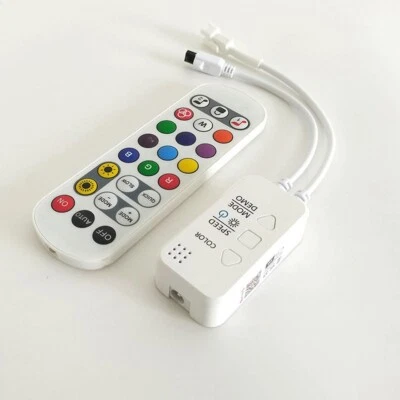 WiFi 5m 5050 LED Light Strip DC12V Addressable Dream Color RGBIC LED Controller - Image 1 of 4