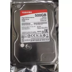Unidad de disco duro Toshiba P300 500 GB HDWD105 3,5" SATA 7200 RPM 64 MB HDD - Imagen 1 de 5