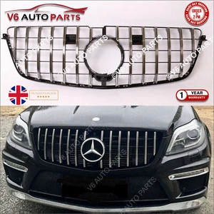 For Mercedes GL-Class X166 GL450 GL320 GL420 Front Bumper Chrome Grille 2013- 16 - Picture 1 of 12
