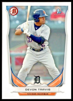 2014 Bowman Prospects #BP33 Devon Travis Detroit Tigers - Image 1 of 2