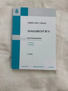 Schuldrecht BT II - Hemmer Skript / Lehrbuch - Bild 1 von 1