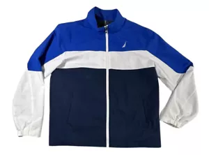 Chaqueta para hombre Nautica talla M impermeable completa con cremallera 100 % poliéster - Imagen 1 de 7