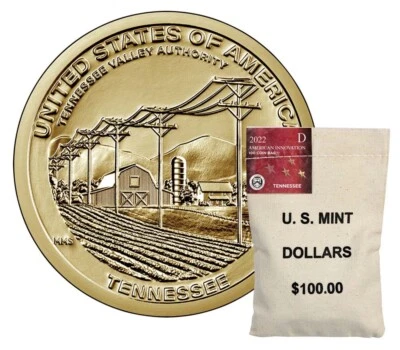 2022 D American Innovation $1 100 Coin bag Tennessee UNOPENED - Image 1 of 4
