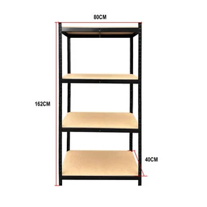 Heavy Duty Muscle Rack Garage Steel Metal Storage 4 / 5 Shelf Adjustable Shelves - Picture 1 of 18