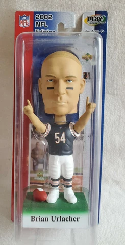 BRIAN URLACHER CHICAGO BEARS UPPER DECK COLLECTIBLES NFL 2002 BOBBLEHEAD  NIB Cover