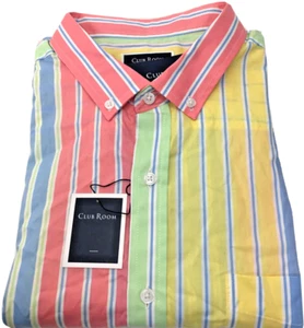 Club Room Men's Cotton Long Sleeve Shirt, Yellow Cosmo, M - Picture 1 of 1