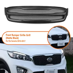 Matte Fiberglass Front Bumper Upper Grille Mesh For KIA Sorento 2015-2017 2016 - Bild 1 von 16