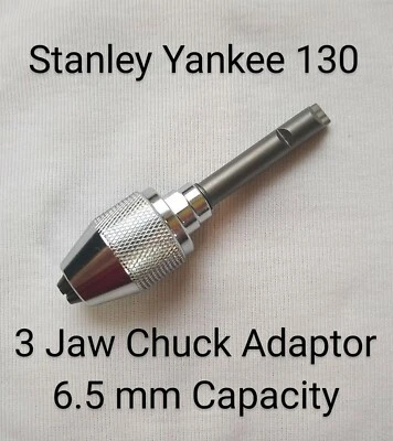 130A & 130B  STANLEY YANKEE SCREWDRIVER - 3 JAW CHUCK ADAPTOR ADAPTER HOLDER - Image 1 of 4