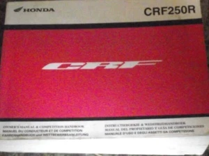 HONDA CRF250R OWNER'S MANUAL & COMPETITION HANDBOOK 2014 - Picture 1 of 1