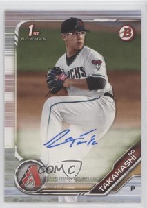 2019 Bowman Prospect Auto Bo Takahashi #PA-BT Auto