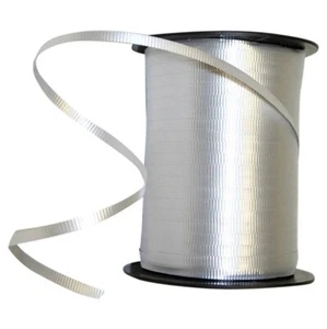 Curling Ribbon  -- Silver Color --- 3/16" x 500 yards - Picture 1 of 1