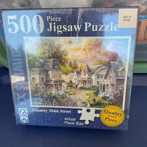 F.X. Schmid Country Main Street 500 Piece 24" x 18" Puzzle - BRAND NEW / SEALED - Picture 1 of 3