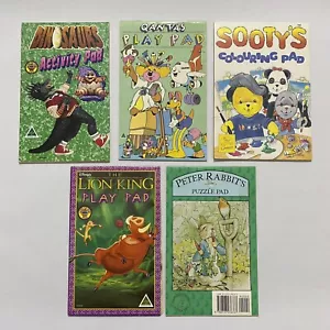 Vintage Childrens Retro Activity Books Promos Qantas Lion King Sooty - Picture 1 of 12